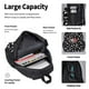 thumbnail image 4 of Disketp Black White Leaves Mochila Estampada de Gran Capacidad con Lonchera y Estuche, Set de 3 Piezas para Estudiantes, 4 of 7