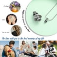 thumbnail image 4 of Skull Urn Necklace for Ashes for Pet Human Cremation Jewelry Pendant Memorial Ash Keepsake for Men Women, 4 of 7