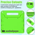 thumbnail image 7 of SUPNICE Kids Case for Samsung Galaxy Tab S10 FE 10.9" 2025/S9 FE 10.9 Inch/S9 11 Inch 2023, Lightweight Shockproof Convertible Handle Stand Case for Samsung Galaxy Tab S10 FE/S9 FE/S9/S8/S7,Green, 7 of 7