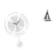 thumbnail image 1 of Reloj de pared,Reloj de pared decorativo para baño y dormitorio.,Escultura de velero,Estatua de velero Decoración de velero Barco de vela,Figura de velero modelo escultura adorno resina, 1 of 8
