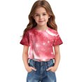 thumbnail image 4 of GERsome Girls Short Sleeve T Shirts Summer Crewneck Graphic Tee, Sizes 3-14 Years, 4 of 8