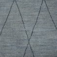 thumbnail image 5 of Rugsotic Carpets Hand Knotted Wool Area Rug 5'x8' Light Blue Geometric Rectangle Indoor Rug for Living Room, Bedroom Antimicrobial L00645, 5 of 10