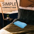 thumbnail image 2 of Shisuyan Inflatable Travel Pillows for Sleeping Inflatable Camping Pillow Flocking 1Pcs For Outdoor Rest, 2 of 8