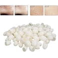 thumbnail image 1 of Los Capullos de Eliminacia de Tallas Negras, 100 piezas que exfolian Bolas de Gusano de Seda, Capullos de Gusanos de Seda, Piel Exfoliada para la extracciónica de Cabeza Negra, 1 of 7