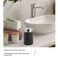 thumbnail image 3 of Wosthever Taza de cepillo de con boquilla galvanizada para almacenamiento de artículos de tocador de baño suministros de almacenamiento Juegos de accesorios de baño negro ZT-T223, 3 of 6