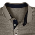 thumbnail image 3 of ZGRBOU Mens Casual Short Sleeve Henley Shirts Fashion Button Collared Basic T Shirts Classic Loose Golf Shirt with Pocket, 3 of 5