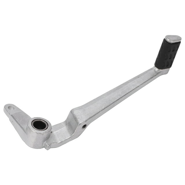 Rear Brake Foot Pedal Lever, Silver Powersports Accessory Polished Easy Installation Sturdy High Strength Aluminium for Motorcycle