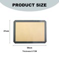 thumbnail image 2 of Bandeja para hornear de fibra de vidrio de alta temperatura, estera de silicona para horno, antiadherente, 0,7 mm, 30x21cm, 2 uds., 2 of 5