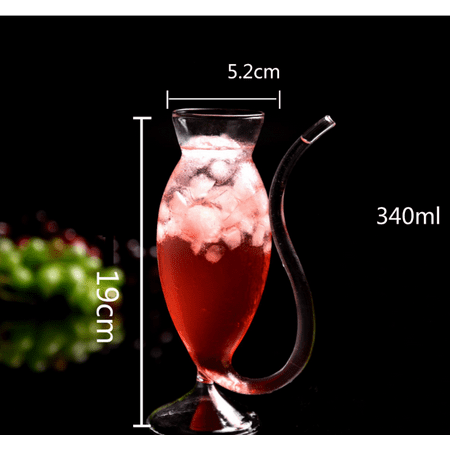 

Livesture Transparent Borosilicate Glass Red Wine 340ML