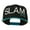 Black Teal, variant on Slam Dunk Embroidered Flat Bill Cap - Natural Black OSFM
