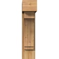 thumbnail image 2 of Ekena Millwork 8"W x 26"D x 34"H Imperial Block Rough Sawn Bracket w/ Offset Brace, Western Red Cedar, 2 of 25