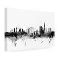 thumbnail image 3 of Trademark Fine Art Michael Tompsett London England Skyline B&W Canvas Wall Art - 16x24, 3 of 5