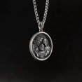 thumbnail image 5 of Holy Family S925K sterling silver pendant necklace Catholic necklace Jesus, Joseph, Mary, men's, women's religious necklace, 5 of 5