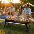 thumbnail image 4 of Foldable Stainless Steel BBQ Grill – Portable, Easy Setup for Camping, Picnic, Outdoor Party, and Backyard, 4 of 8