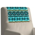 thumbnail image 7 of TSOVTHRID Blue Aztec Tribal Print Recliner Headrest Protector Headrest Cover for Recliner Chair Couch Chair Head Protector for Sofa Furniture Protectors 17x27 in, 3 Pieces, 7 of 7