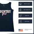 thumbnail image 6 of Country Girl Logo Women's Tank Top Western Rodeo Style Southern Pride Cowgirl Rustic Feminine Farm Life Ranch, 6 of 7