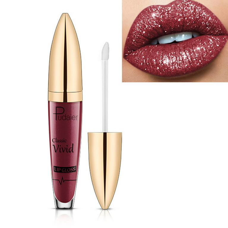 luxury leather diamond insert bucket lipstick