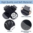 thumbnail image 5 of Anti-slip Dog Socks With Strap 3 Pairs - Dogs Cats Paw Protector With Rubber Sole Traction, 5 of 5