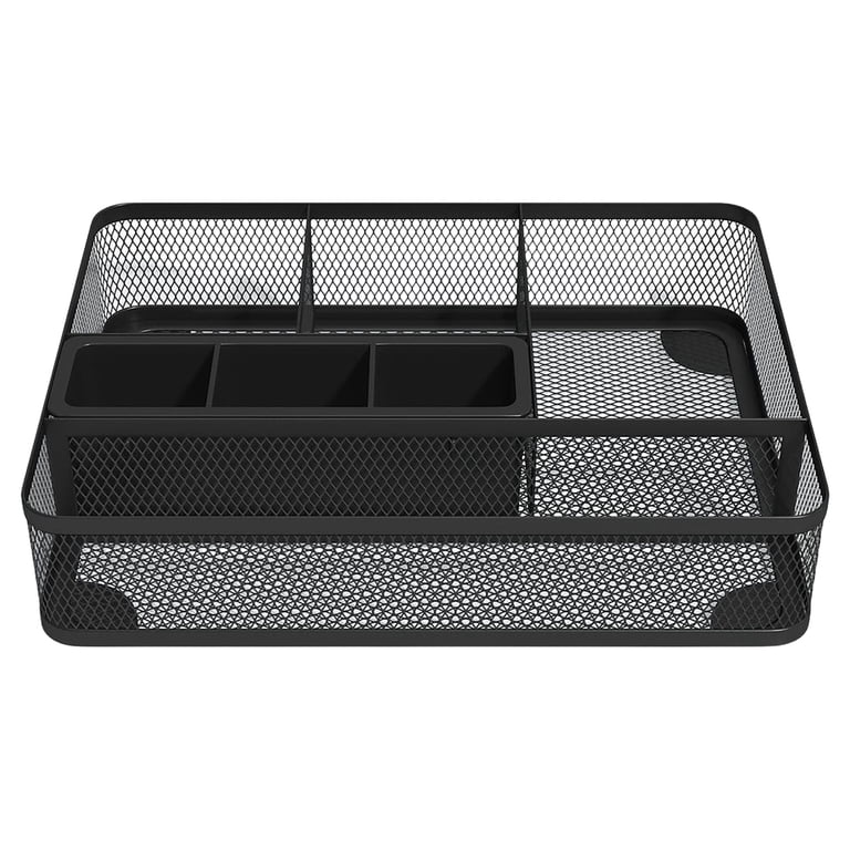 Staples TRU RED 7 Compartment Mesh Drawer Organizer photo 1