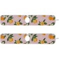 thumbnail image 3 of 2 Pack Faucet Mat Splash Guard for Kitchen Sink,Summer Tropical Oranges and Flowers 30x5 Inch Super Absorbent Microfiber Sink Protector Mat, Kitchen Sink Mat Machine Washable Kitchen Sink Accessories, 3 of 7