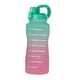 thumbnail image 2 of Botella de agua de 2,2 l con pajita: marcador de tiempo motivacional, a prueba de fugas y sin BPA. A, 2 of 8