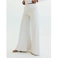 thumbnail image 2 of Mrs Momma Bear Wide Leg Button-up Athleisure White, Enza Marie Pant (Women's), 2 of 5