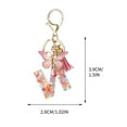 thumbnail image 2 of LACKUST English Letter Keychain Hanger,Clearance Keychains Rings for Keys for Men Women for Car,Car & Bag Accessories,N, 2 of 2