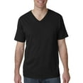 thumbnail image 2 of Anvil Lightweight V-Neck T-Shirt (982) Black, 2XL, 2 of 2