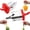 Red, variant on Pepper Seed Corer Remover, Upgrade 2 in 1 Bell Pepper Cutter Quickly Cutting and Deseeding Bell Pepper Corer Tool for Vegetables Kitchen Gadget