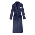 thumbnail image 4 of Men's Bathrobe Soft Warm Comfortable Home Wear Cozy Loungewear Relaxing Sleepwear Winter Robe, 4 of 5