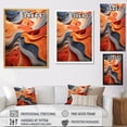 thumbnail image 4 of Designart "Aerial Dance Over the Desert IV" Landscape & Nature Floater Framed Canvas Print, 4 of 7