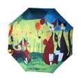 thumbnail image 1 of ZheElen Waterproof Umbrella For Outdoor Protection Versatile For Rainy Days Pongee Steel Three Fold Umbrella Feline, 1 of 6