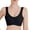 Black, variant on Ladies Wireless Solid Strapless Bandeau Bra Support Everyday Wear