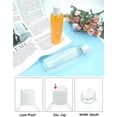thumbnail image 5 of Woeilo 2 Pack 8oz Clear Plastic Bottles with White Disc Caps Refillable Empty Squeeze Containers Cosmetic Bottles for Toiletries Conditioner Shampoo Lotions Gels Clear, 5 of 5