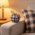 thumbnail image 5 of WIZUTIZ Vintage Fabric Apples Decor 3-Pack Handmade Stuffed Cloth Fruit for Home Shelf Farmhouse Kitchen Table Centerpiece Blue, 5 of 6