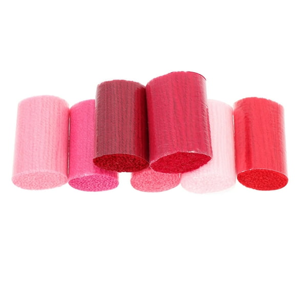 7 Pcs Section Embroidery Decorative Rug Area Rugs Crochet Hook Three-dimensional Acrylic