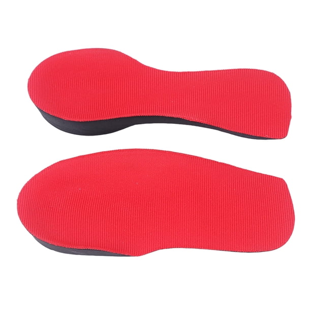 Plantillas Ortopédicas ANGGREK de soporte de arco 3/4 EVA rojo