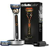Gillette Heated Razor for Men, Deluxe Starter Shave Kit by GilletteLabs, 1 Handle, 2 Razor Blade Refills, 1 Charging Dock, Fathers Day Gift