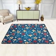 thumbnail image 3 of SKYSONIC Lightweight Carpet Mats Area Soft Rugs Floor Mat Rug Decoration for Kids Room Living Room Bedroom 72 x 48 inches Colorful Stars, 3 of 6