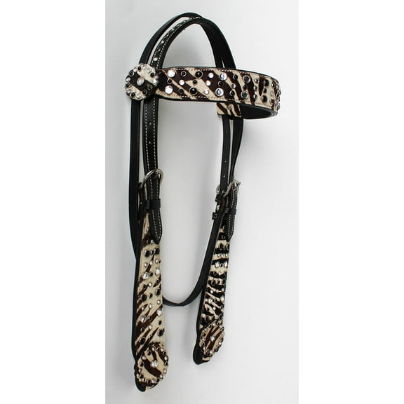 Show Tack Bridle Western Leather Rodeo Headstall  8547H