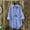 Light Blue, variant on Women’s Gingham Plaid Long Sleeve Tunic Shirt, Casual Button-Down Blouse with Roll-Up Sleeves, M-5XL Sizes, Check Patterns (Dark Blue,M)