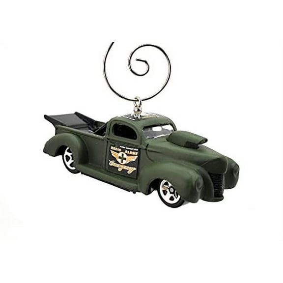 Christmas Ornament for 1940 Ford Pickup Truck Green