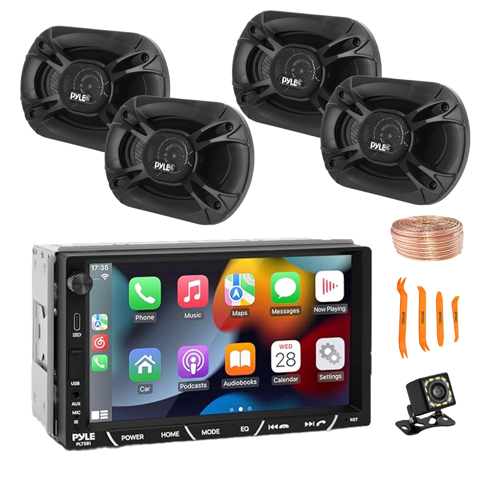 Kenwood Car Radio Stereo Audio Head Unit: DPX504BT Double-DIN CD