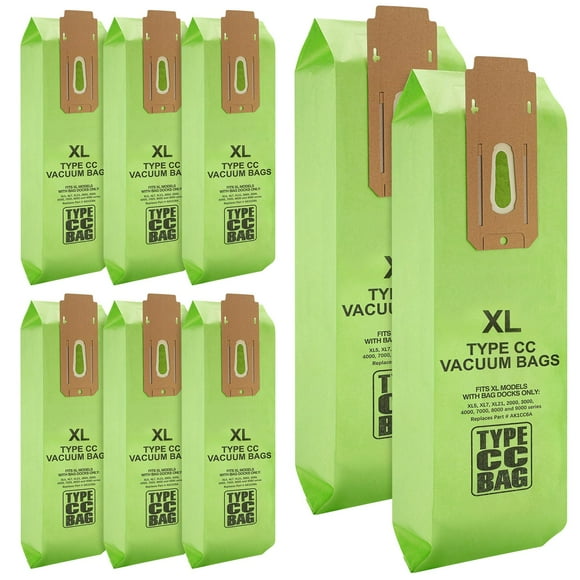 Bolsas de vacío isinlive tipo CC para Oreck XL Upright, paquetes de 8 unidades