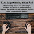 thumbnail image 4 of Gaming Mousepad Computer Desk Pad, Computer Desk Mats XXL Mouse Pad, Pc Gaming Mat Waterproof Non-Slip Rubber Base, 35.4" X 15.7" for Work/Game/Office Dark Wood, Vintage Natural Wooden Board, 4 of 6