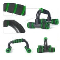 thumbnail image 4 of Kieccall H Shape Push Up Stands Non Slip Foam Grip Portable Chest Trainer for Gym Office Home Workout, 4 of 6