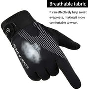 Workout Gloves, Full Palm Protection & Extra Grip, Gym Gloves for Weight Lifting, Training, Fitness, Exercise (Men & Women), Black, Large
