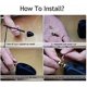 thumbnail image 5 of Shark Fin Antenna Car Antenna Aerial Universal AM/FM Radio Signal For Auto SUV Truck Van with Adhesive White, 5 of 5