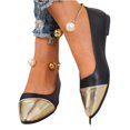 thumbnail image 2 of Willtoo Women Square Cap Toe Comfortable Slip on Ballet Flats Classy Low Heel Pumps Daily Commuting Casual Dress Shoes, 2 of 6
