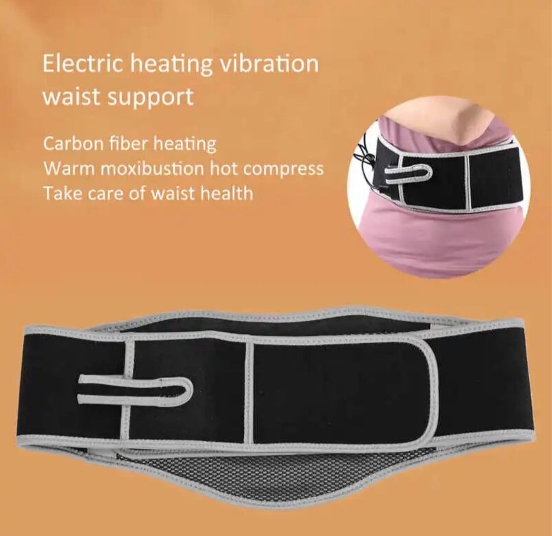 Vibrating Heat Wrap Wireless USB Power Bank Portable Heating Pad